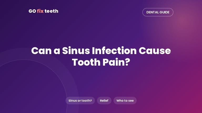 Can Sinus Infection Cause Tooth Pain? How to Tell & Relief