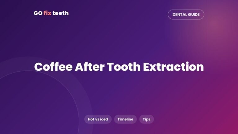 Coffee After Tooth Extraction: When Can You Drink It Again?