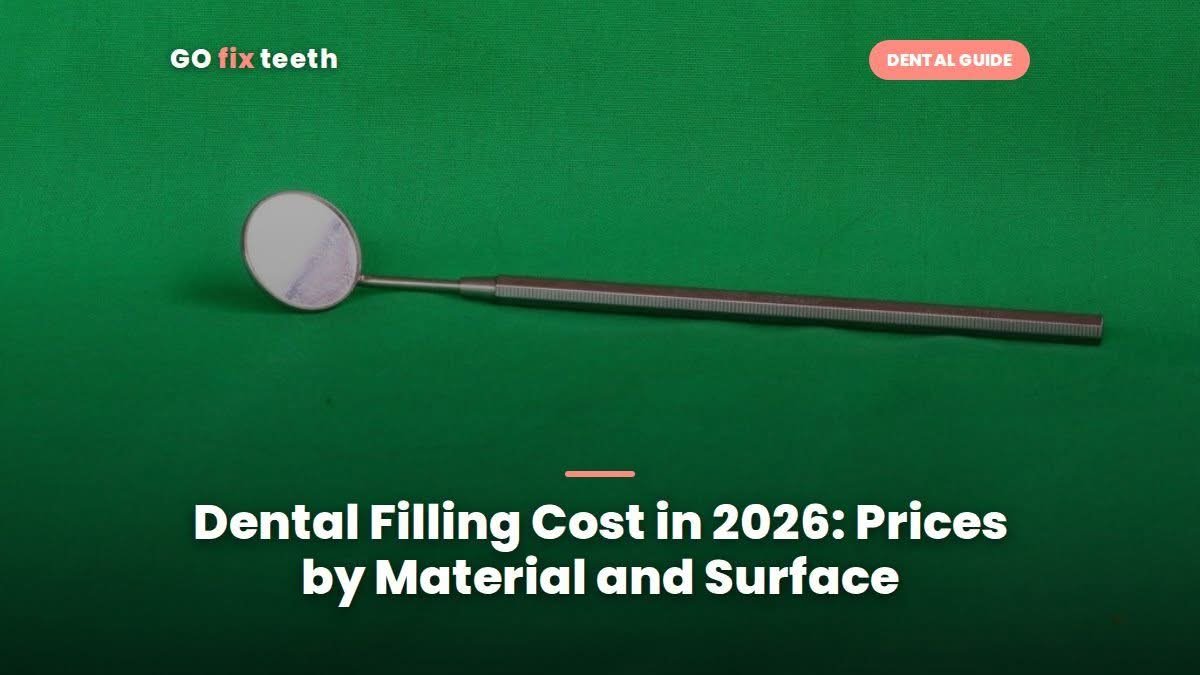 Dental Filling Cost in 2026: Prices by Material and Surface