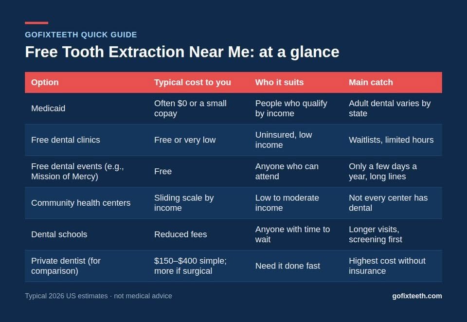 Free Tooth Extraction Near Me at a glance