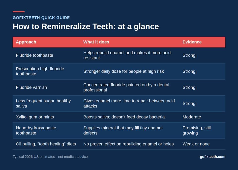 How to Remineralize Teeth at a glance