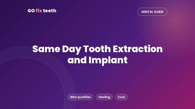 Same Day Tooth Extraction and Implant: Is It Right for You?