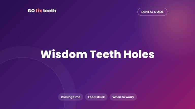 Wisdom Teeth Holes: How Long They Take to Close & Food Stuck