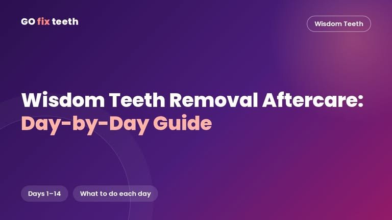 Wisdom Teeth Removal Aftercare: Day-by-Day Guide (Days 1–14)