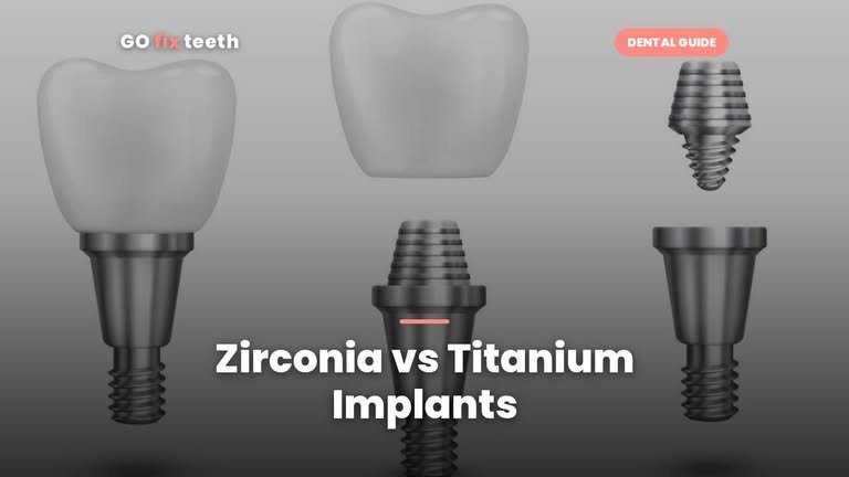 Zirconia Dental Implants vs Titanium: Cost, Pros & Cons